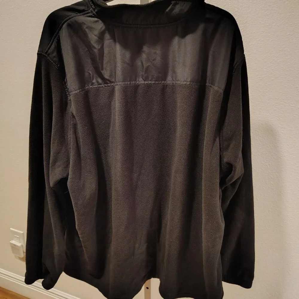 Starter Men's Black Fleece Jacket Size 3XL Polyester